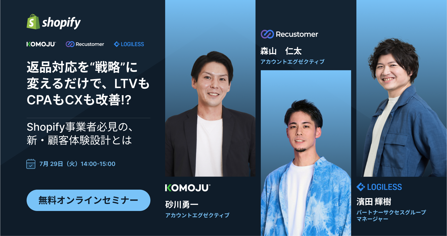 返品対応を“戦略”に変えるだけで、LTVもCPAもCXも改善!?Shopify事業者必見の、新・顧客体験設計とは